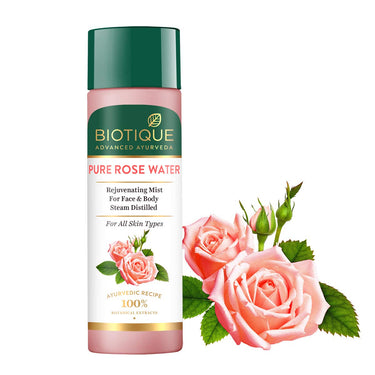Biotique Papaya Deep Cleanse Face Wash For Visibly Glowing Skin All Skin Types 2x100ml & Biotique Bio Rose Pore Tightening Toner With Himalayan Water For All Skin Type 120 Ml